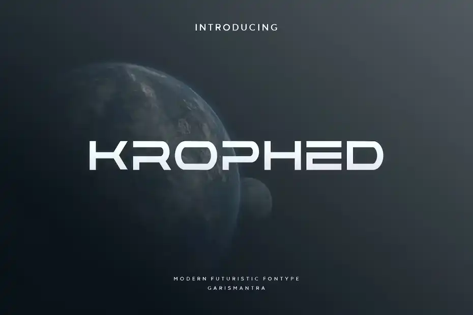 فونت انگلیسی مدرن Krophed - 1
