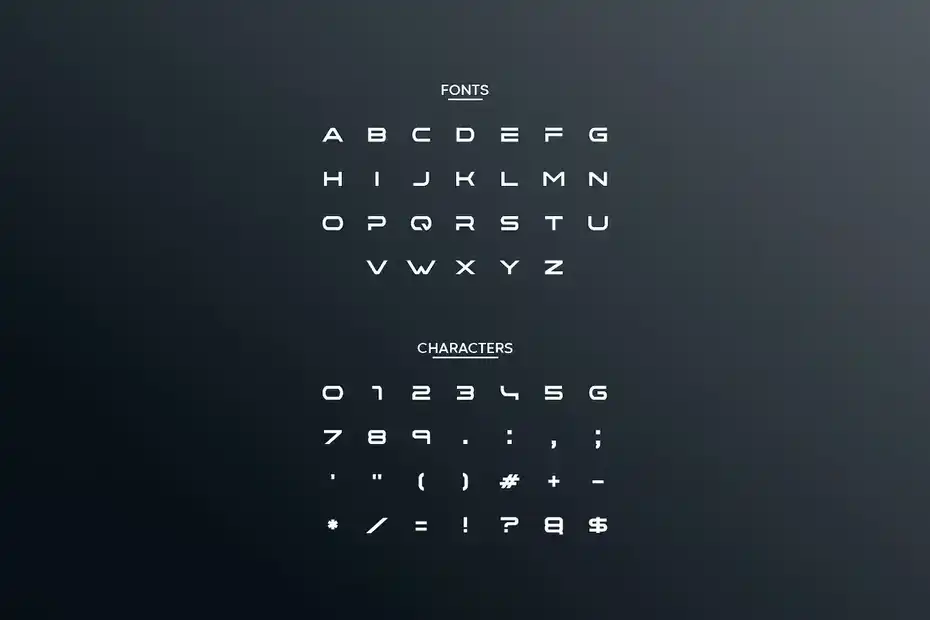 فونت انگلیسی مدرن Krophed - 5