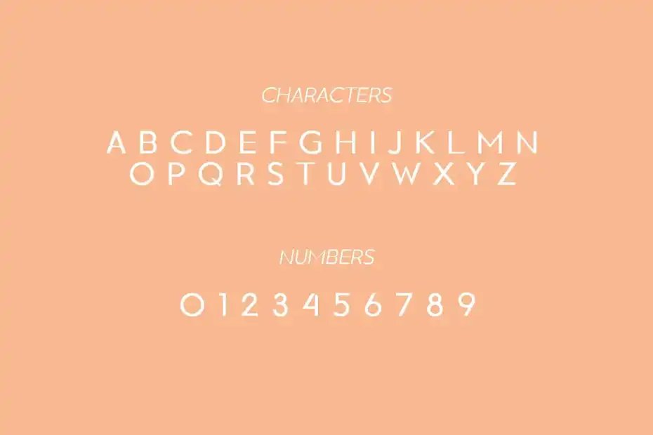 فونت انگلیسی مدرن Ladquest Font - 5