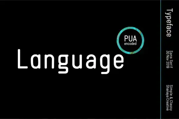 فونت انگلیسی گرافیکی Linguineve Font - 3