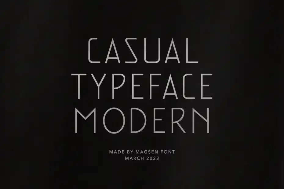 فونت انگلیسی مدرن Magsen - Modern Font - 1