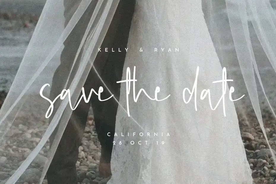 فونت انگلیسی دست نویس Malligoe - The Script Branding Font - 4
