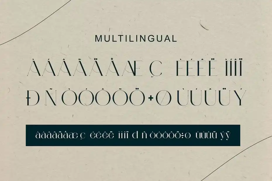فونت انگلیسی مدرن Margito Modern Serif Font - 11