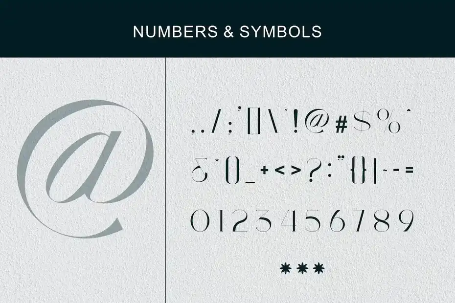 فونت انگلیسی مدرن Margito Modern Serif Font - 13
