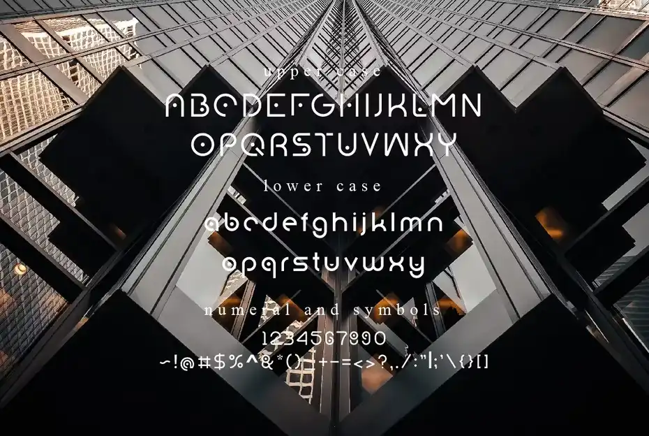 دانلود فونت انگلیسی هندسی Matric8 - Geometric Font - 2 فونت انگلیسی هندسی Matric8 - Geometric Font - 1