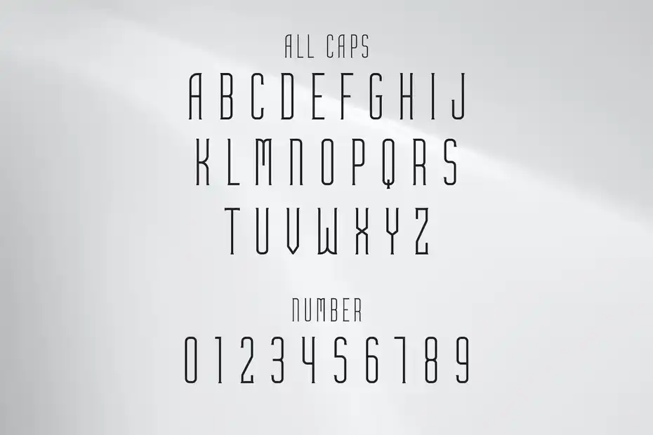 فونت انگلیسی مدرن Mentama Font - 1