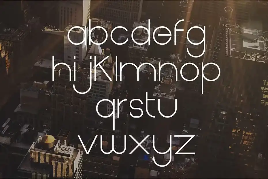 فونت انگلیسی مدرن Metrolic Elegant Font - 1
