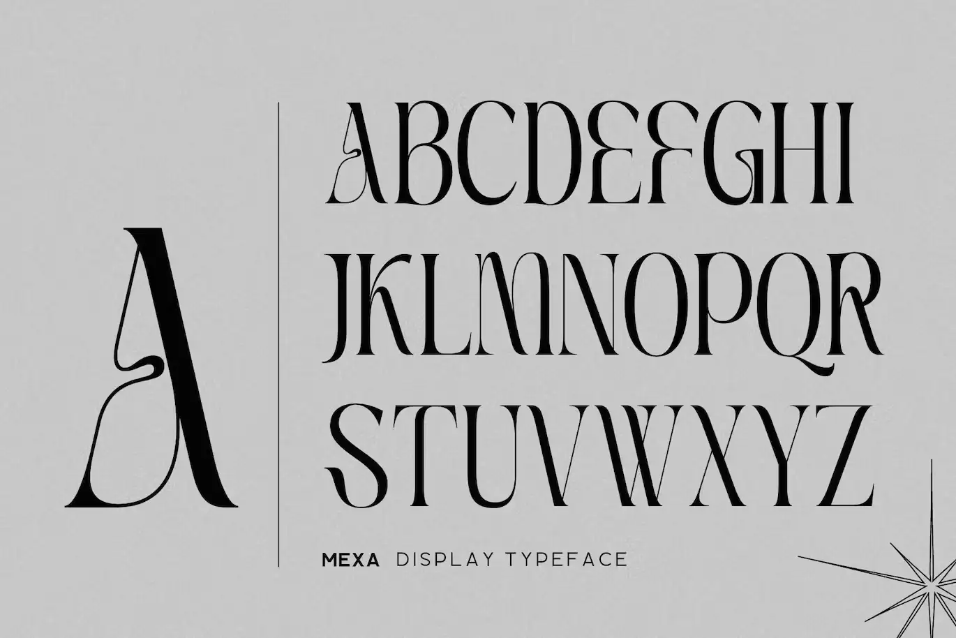 فونت انگلیسی لوگو Mexa - Elegant Logo Font - 4