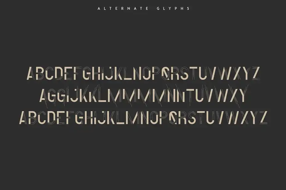 فونت انگلیسی مدرن Minbus - Display font - 10