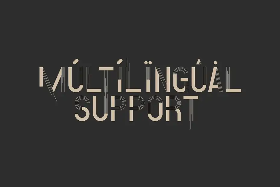 فونت انگلیسی مدرن Minbus - Display font - 12