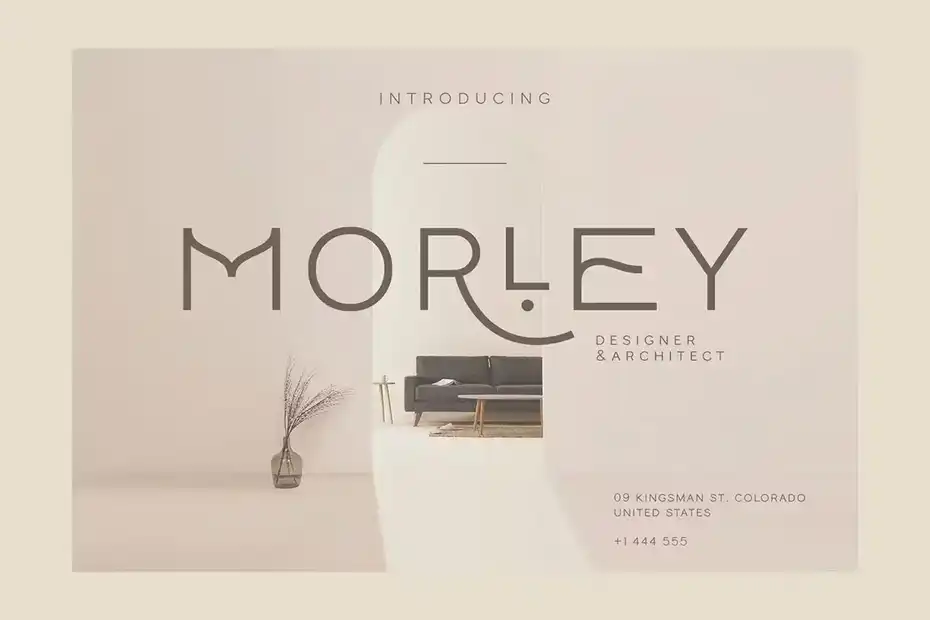 فونت انگلیسی مدرن Monocole - 15