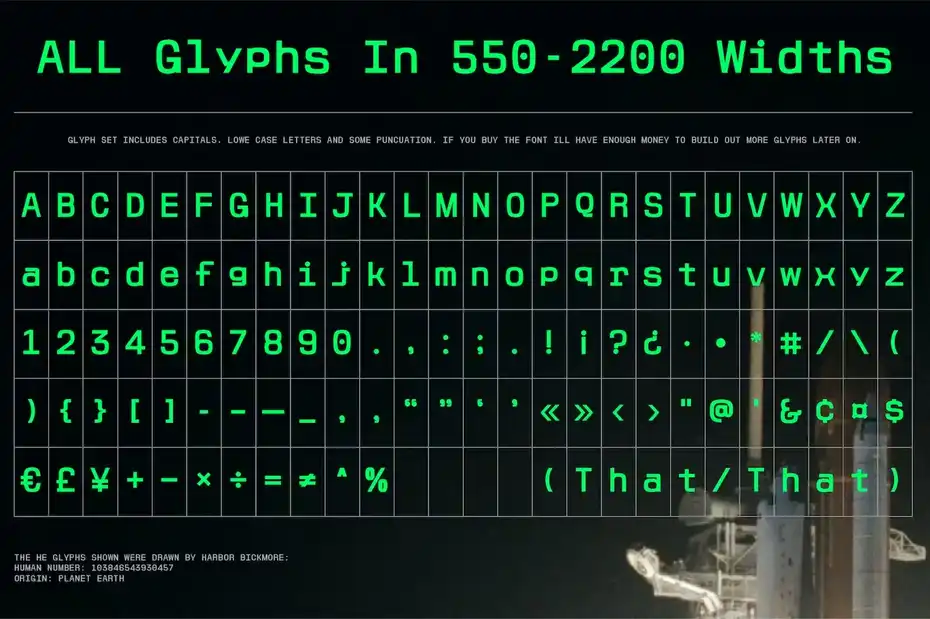 دانلود فونت انگلیسی لوگو Mostest Mono tech Logo font - 6 فونت انگلیسی لوگو Mostest Mono tech Logo font - 5