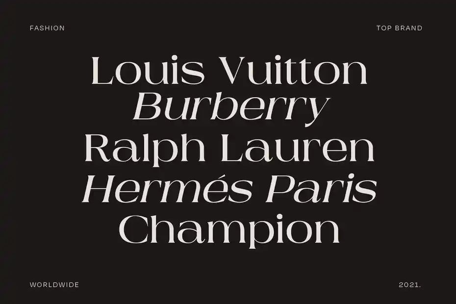 فونت انگلیسی ساده Munale Loird Display Font - 11