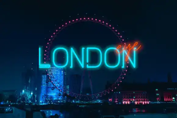 فونت انگلیسی نئون - 13