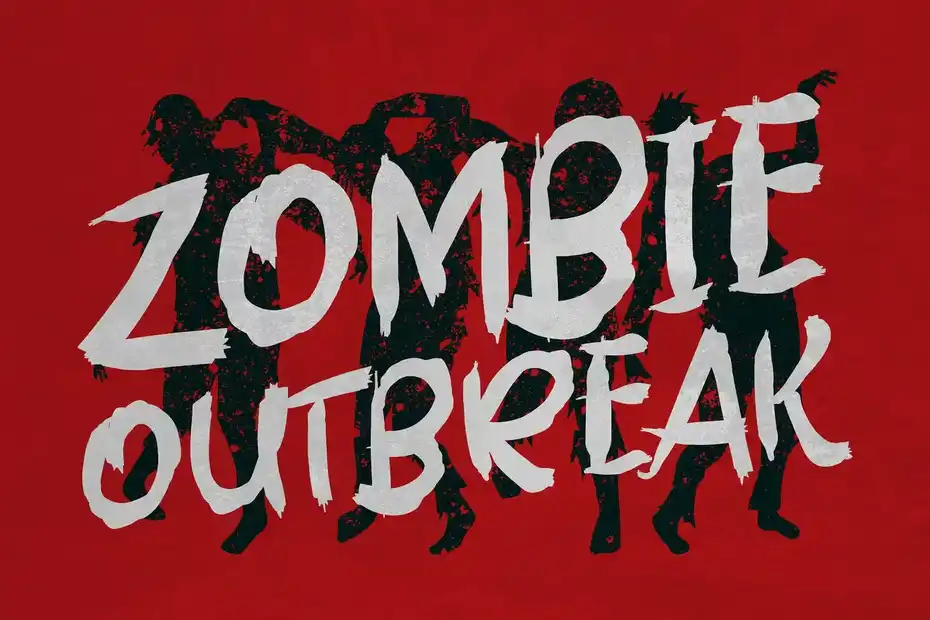 فونت انگلیسی ترسناک Night Beats - Scary Halloween Font - 3