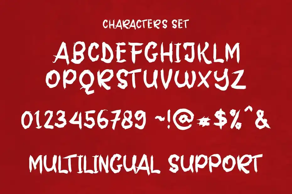 فونت انگلیسی ترسناک Night Beats - Scary Halloween Font - 7