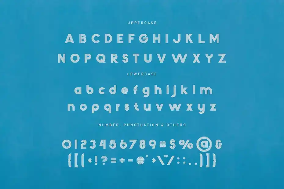 دانلود فونت انگلیسی هندسی Oasis Geometric Font - 12 فونت انگلیسی هندسی Oasis Geometric Font - 11