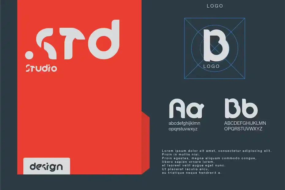 فونت انگلیسی لوگو oblong logo font - 7