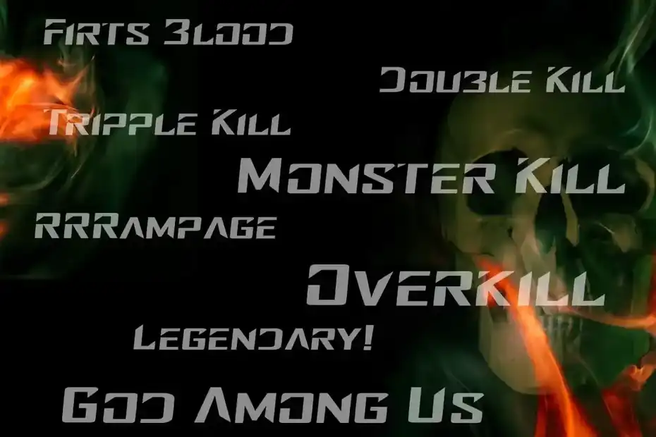 فونت انگلیسی گیمینگ Outburst - Modern Bold Gaming Font - 1