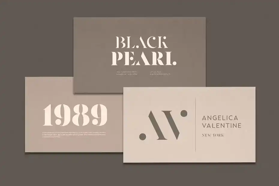 دانلود فونت انگلیسی مدرن Pearlone - Stylish Stencil Serif - 6 فونت انگلیسی مدرن Pearlone - Stylish Stencil Serif - 5