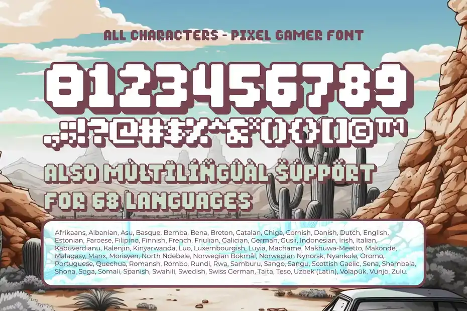 فونت انگلیسی گیمینگ Pixel Gamer - 15