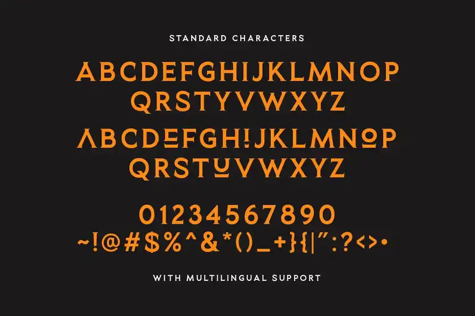 فونت انگلیسی گیمینگ Planet Gamers - Ligature Logo Serif - 9