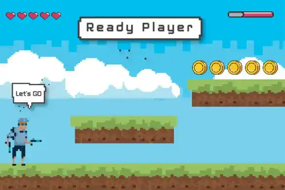 فونت انگلیسی گیمینگ PlayMe Games Font - 3