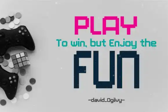فونت انگلیسی گیمینگ PlayMe Games Font - 5