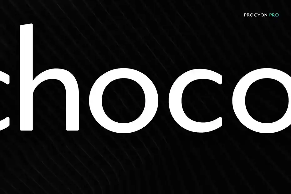 فونت انگلیسی مدرن Procyon - 1