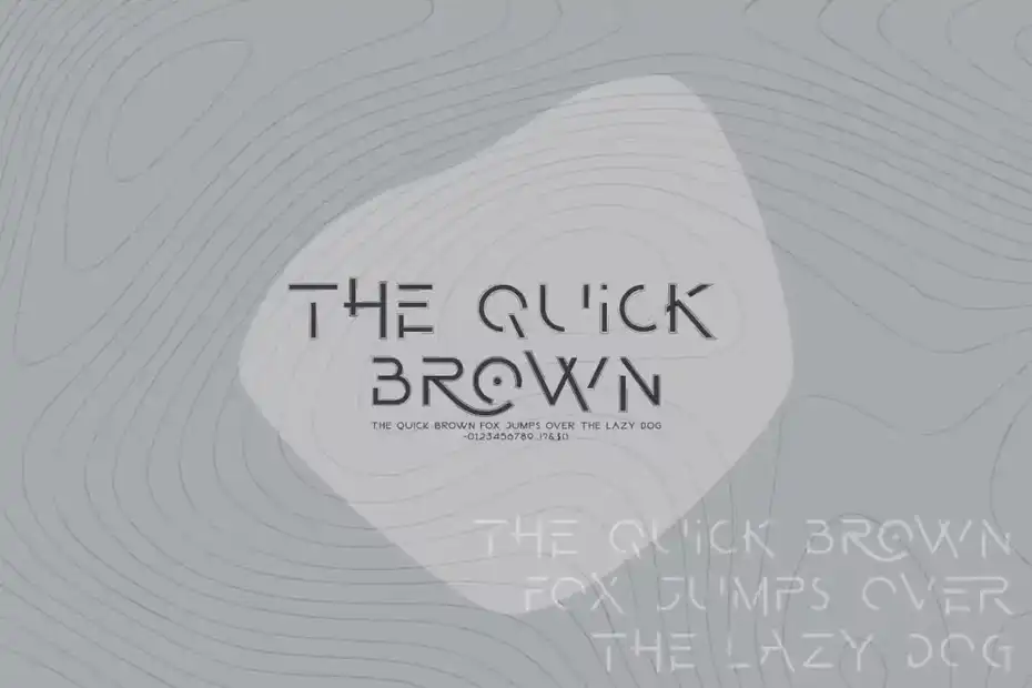 فونت انگلیسی گیمینگ Quick Game - 17