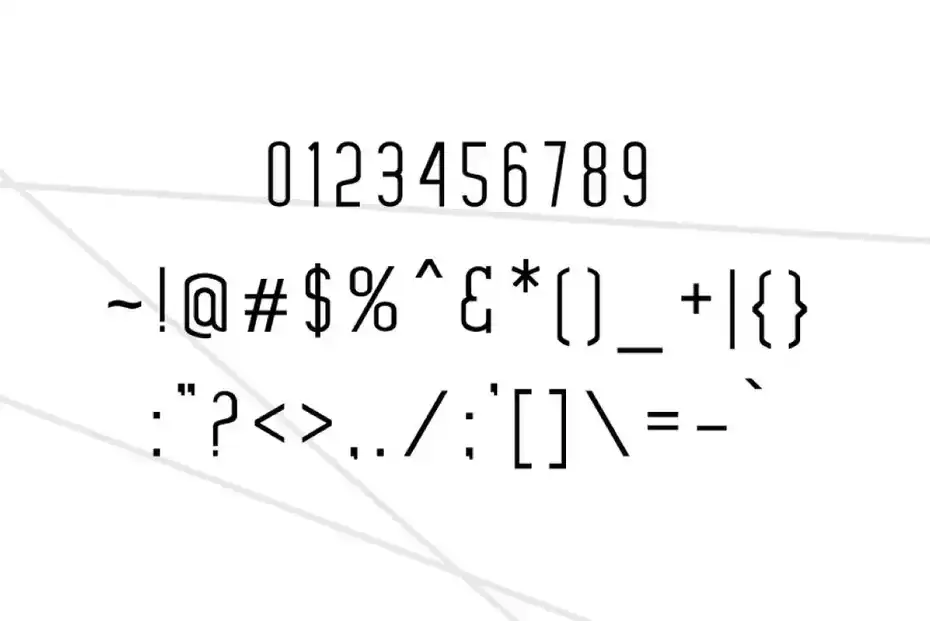 فونت انگلیسی ساده RAHMAH SANS - 7