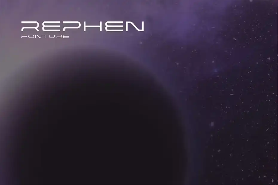 فونت انگلیسی مدرن Rephen - 1