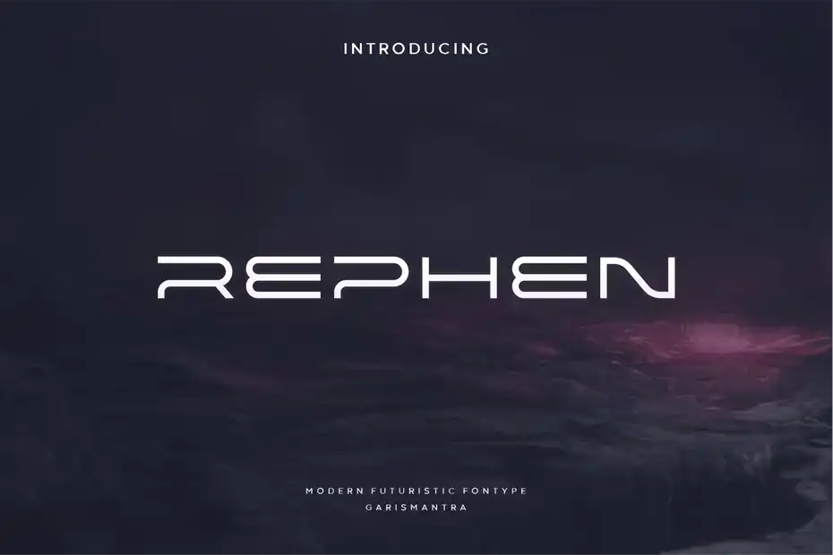 فونت انگلیسی مدرن Rephen - 3