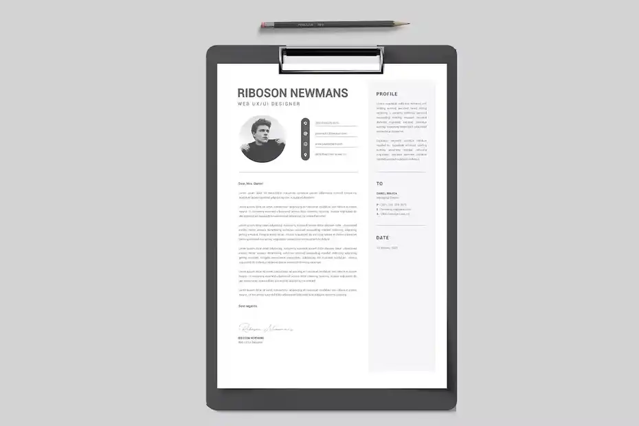 دانلود طرح وکتور رزومه Resume Template - 2 طرح وکتور رزومه Resume Template - 1