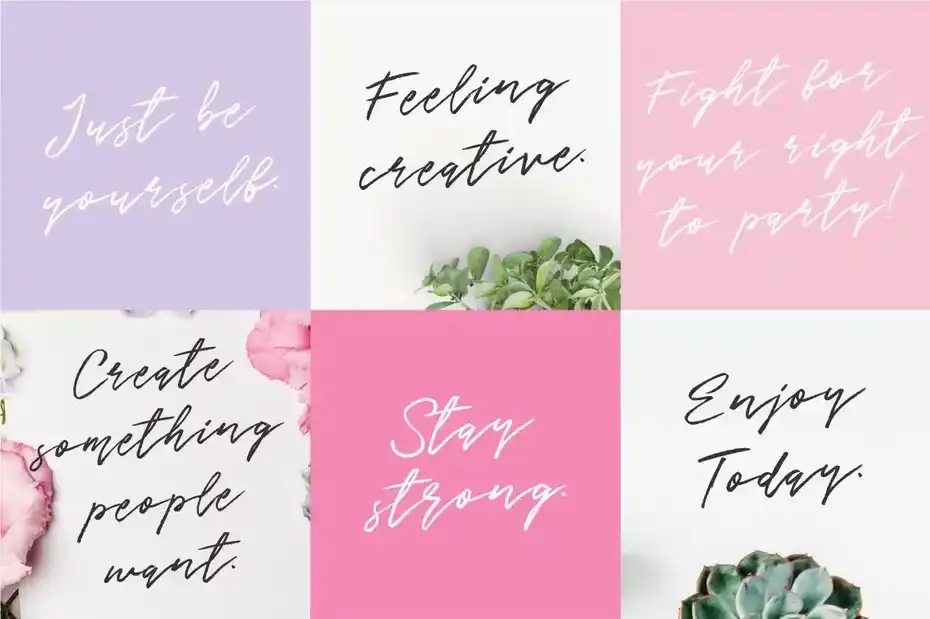 فونت انگلیسی دست نویس Riverside Avenue Script Font - 11