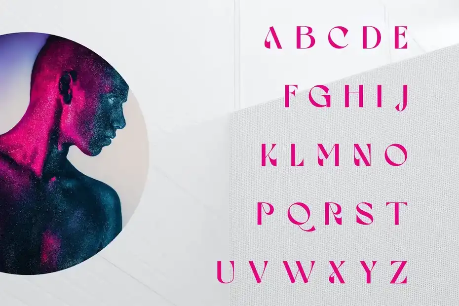 فونت انگلیسی مدرن Romance Serif Display - 9
