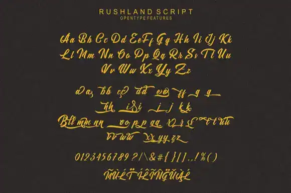 دانلود فونت انگلیسی کلاسیک Rushland Font - 10 فونت انگلیسی کلاسیک Rushland Font - 9