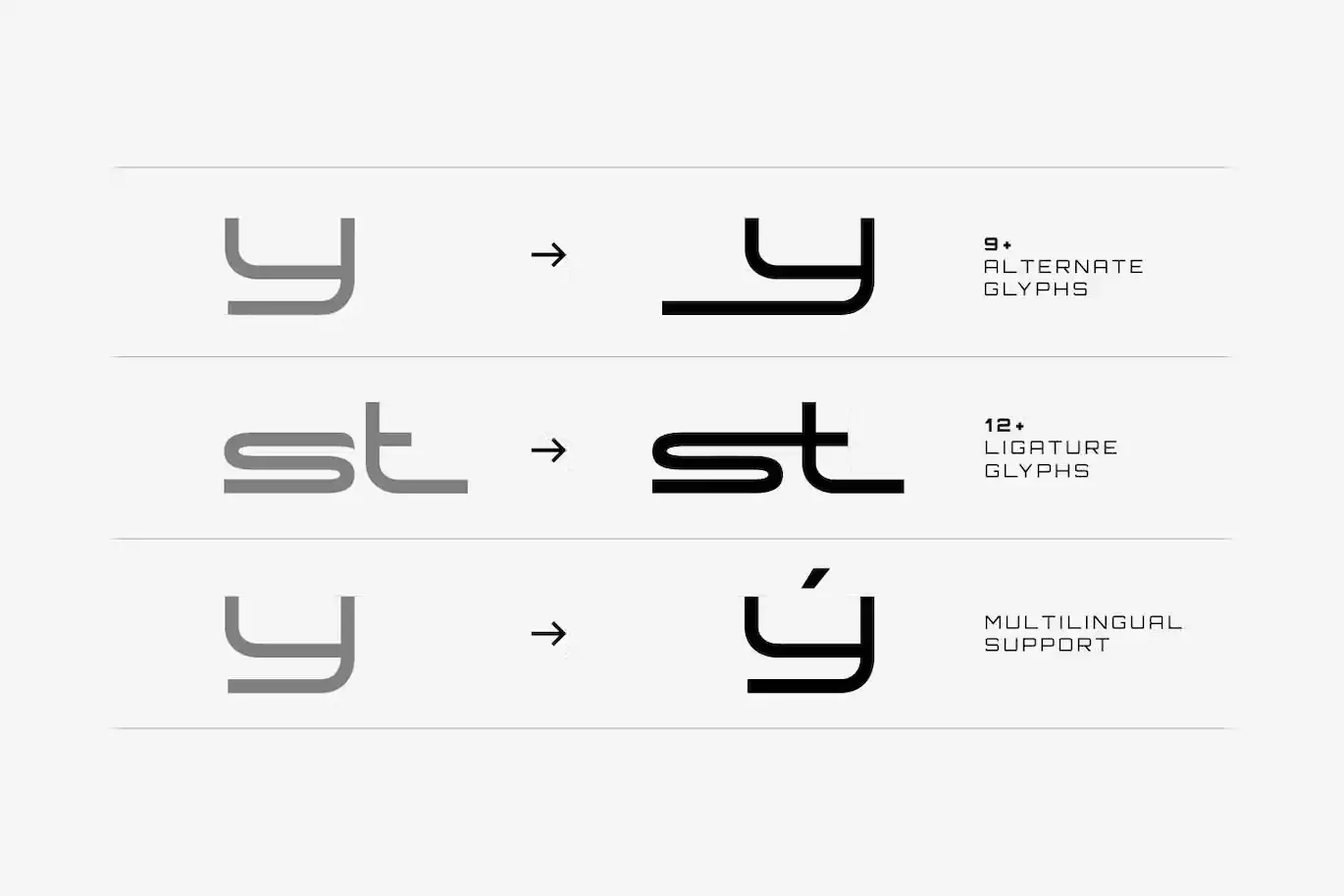 فونت انگلیسی مدرن Sagist - Modern Geometric Sans Serif Font - 4