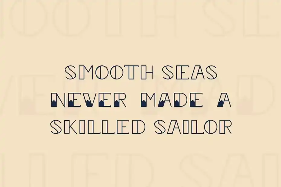 فونت انگلیسی Sailor Girl Font Duo - 9