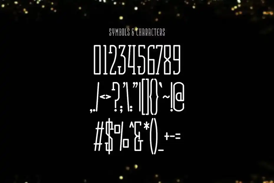 فونت انگلیسی مدرن Satoru - 5