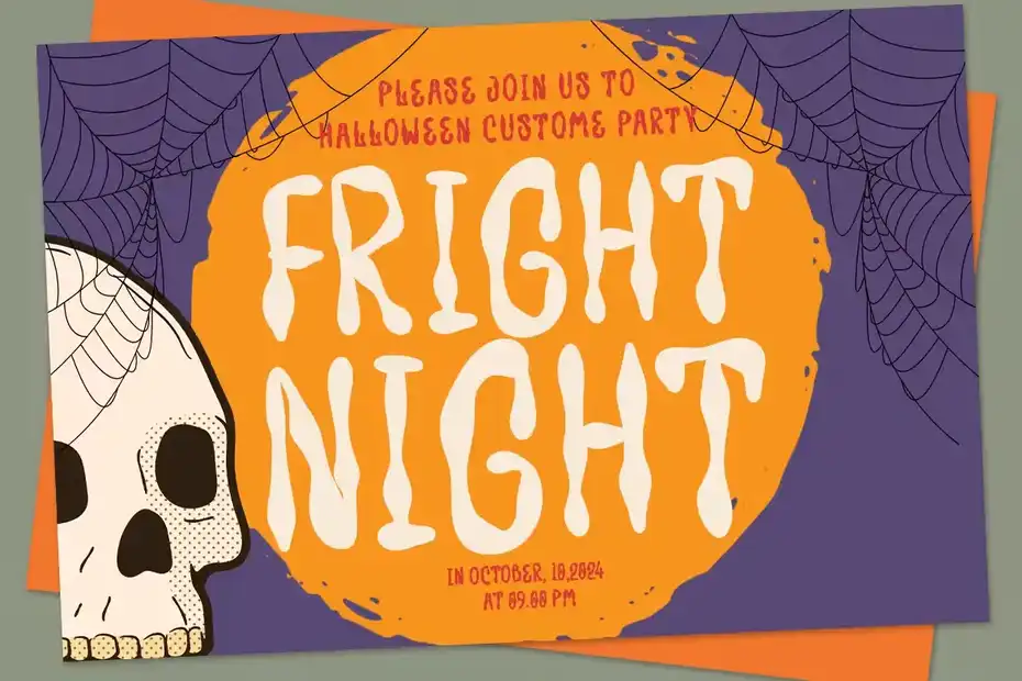 فونت انگلیسی ترسناک Scary Dolls | A Display Font - 11