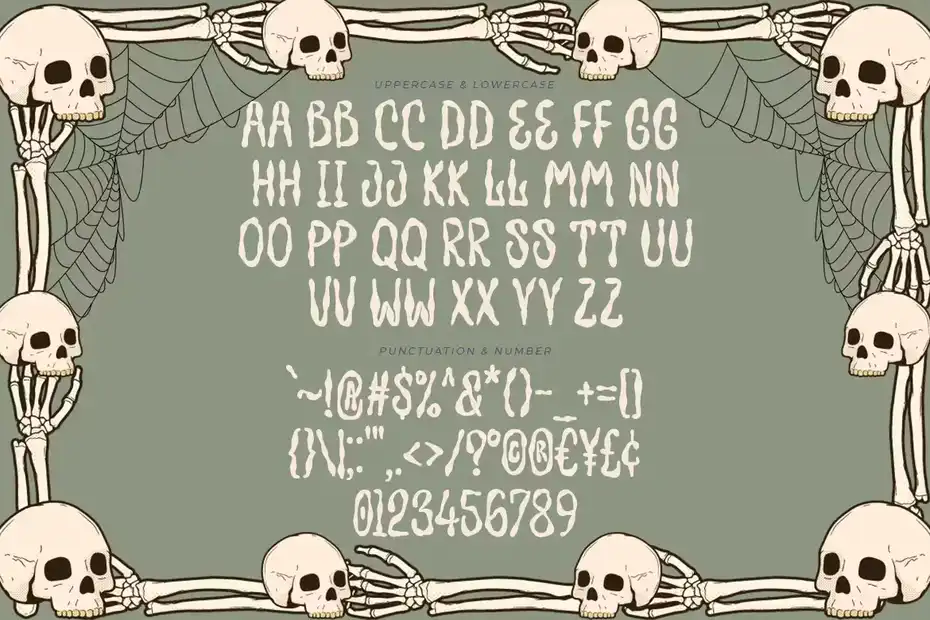 فونت انگلیسی ترسناک Scary Dolls | A Display Font - 15