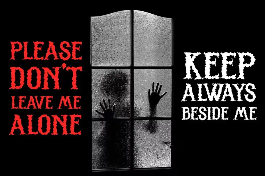 فونت انگلیسی ترسناک SCARY NIGHT - 5