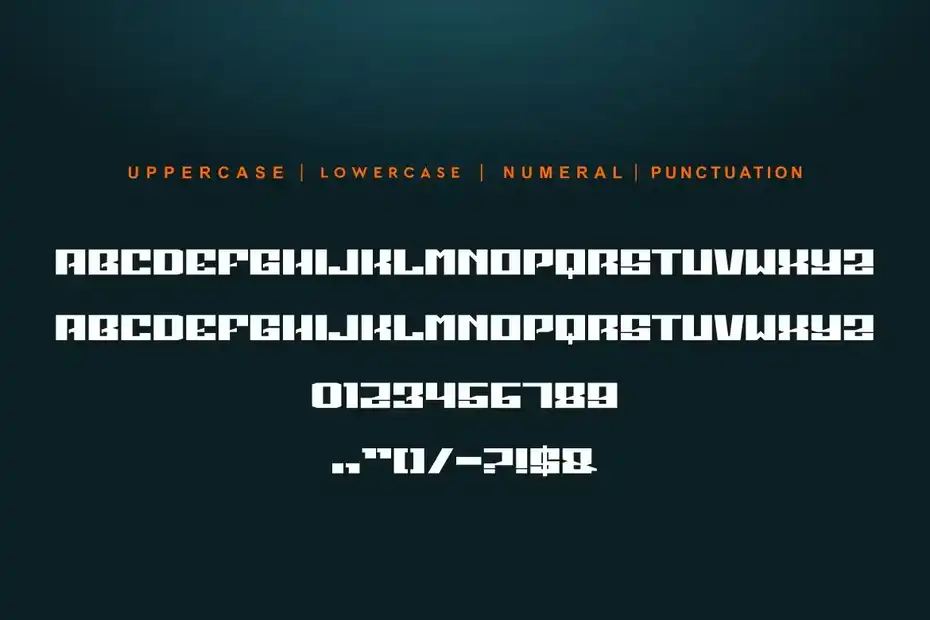 فونت انگلیسی ترسناک Scary Storm - 7