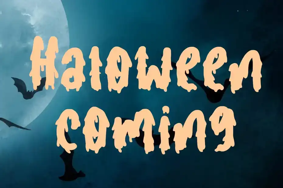 فونت انگلیسی ترسناک Scary Vampire - 3