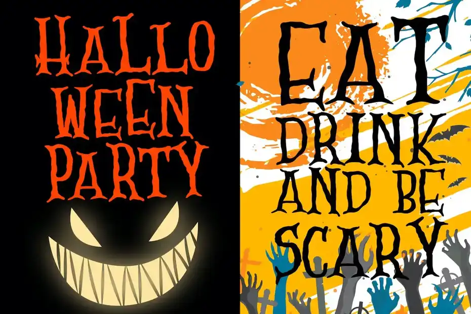 فونت انگلیسی ترسناک Scary Zombie - Spooky Font - 9