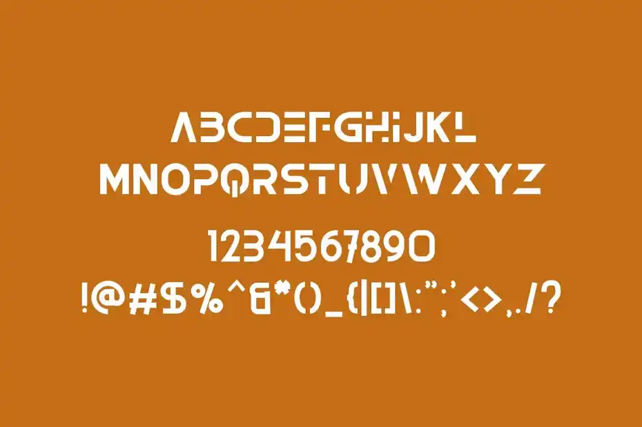 فونت انگلیسی لوگو Serbie - Logo Font - 11