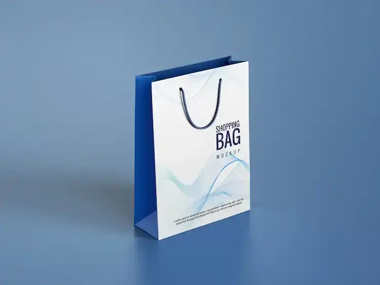 موکاپ ساک خرید Shopping bags mockup design - 1
