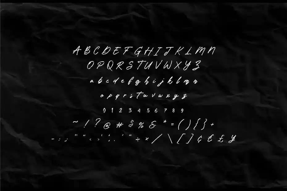 فونت انگلیسی به سبک امضا Signature Gon - Signature Display Font - 1