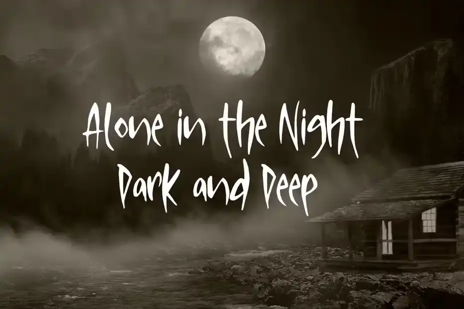 فونت انگلیسی ترسناک Silent Moon Scary Font - 3